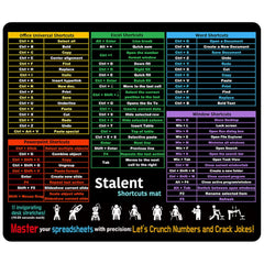 5-in-1 shortcut keys Mouse Pad