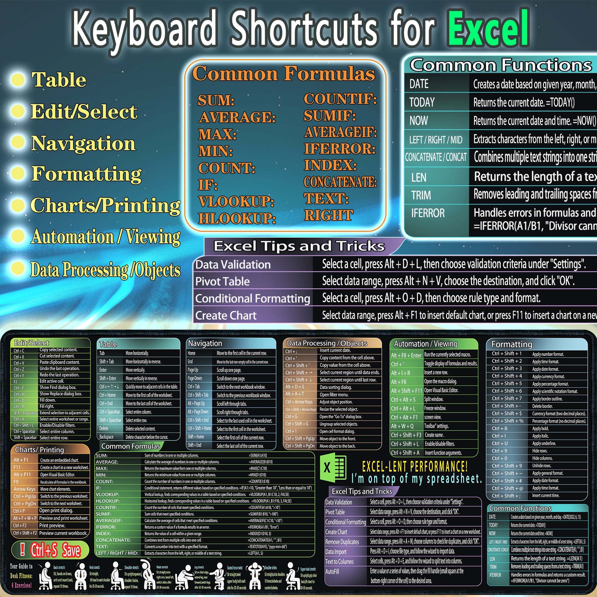 Freak In The Sheets - Spreadsheets Microsoft Excel Mouse Pad