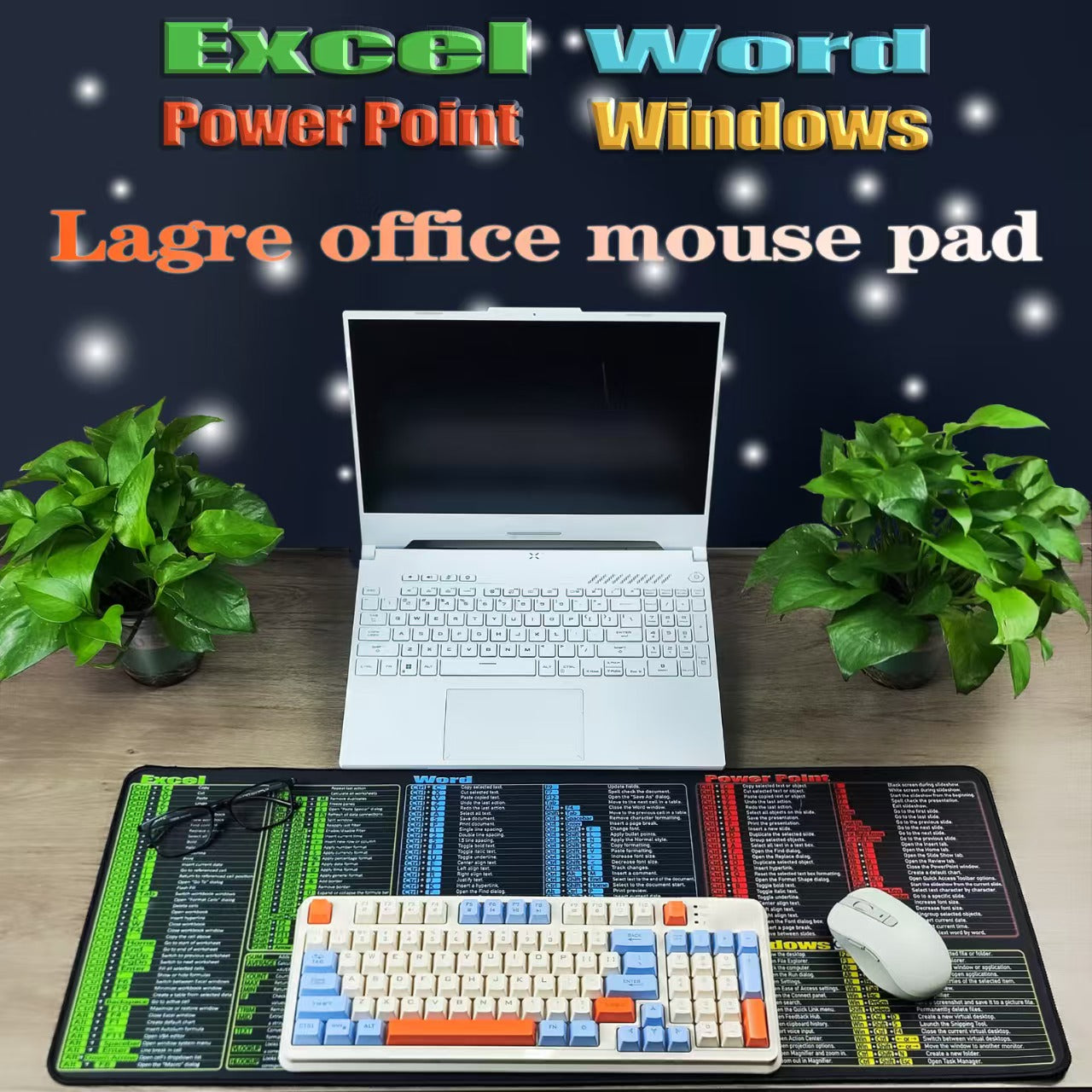 Excel-Word-PPT-Windows mouse pad