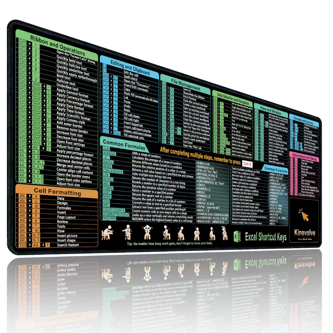 excel-shortcut-kyes-mouse-pad