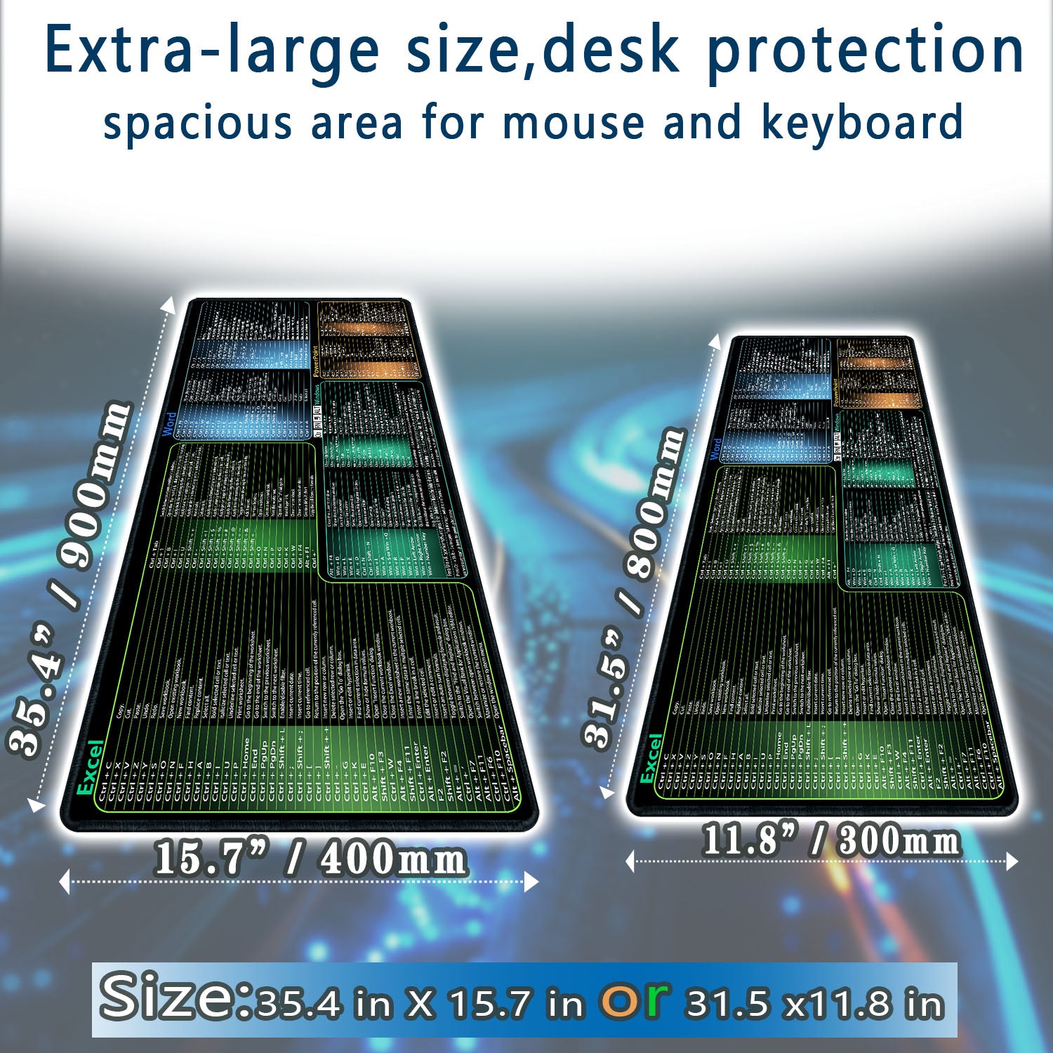 Excel-Word-PPT-Windows mouse pad